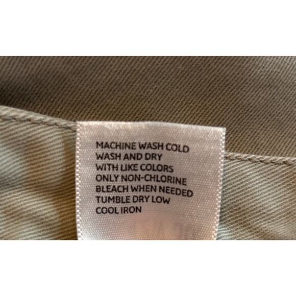 Old Navy Khaki Tan Pants Men's 42x30 Beige Straight Fit Below Waist - Picture 5 of 7